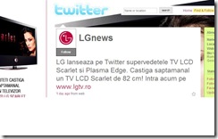 LG Romania pe Twitter