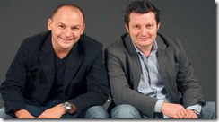 Victor Anastasiu (stanga) sI Vlad Stan, doi dintre investitorii din spatele fondului Seed Money 