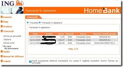 verificare tranzactii ING