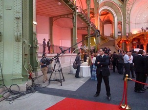3D Camera LG CINEMA 3D TV Paris Launch