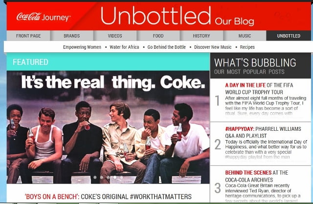 Coca-Cola Blog