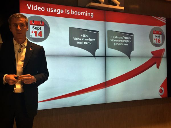 Vodafone video usage is booming