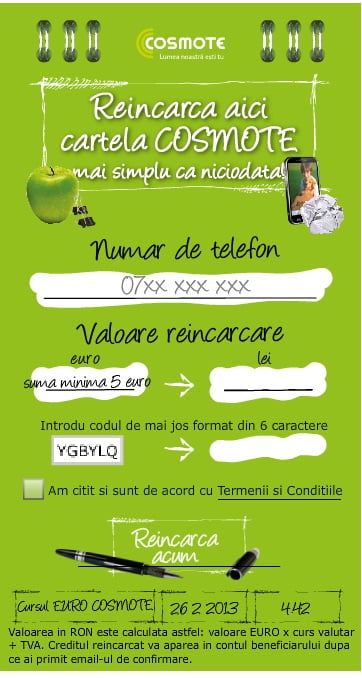 COSMOTE reincarcare prepay