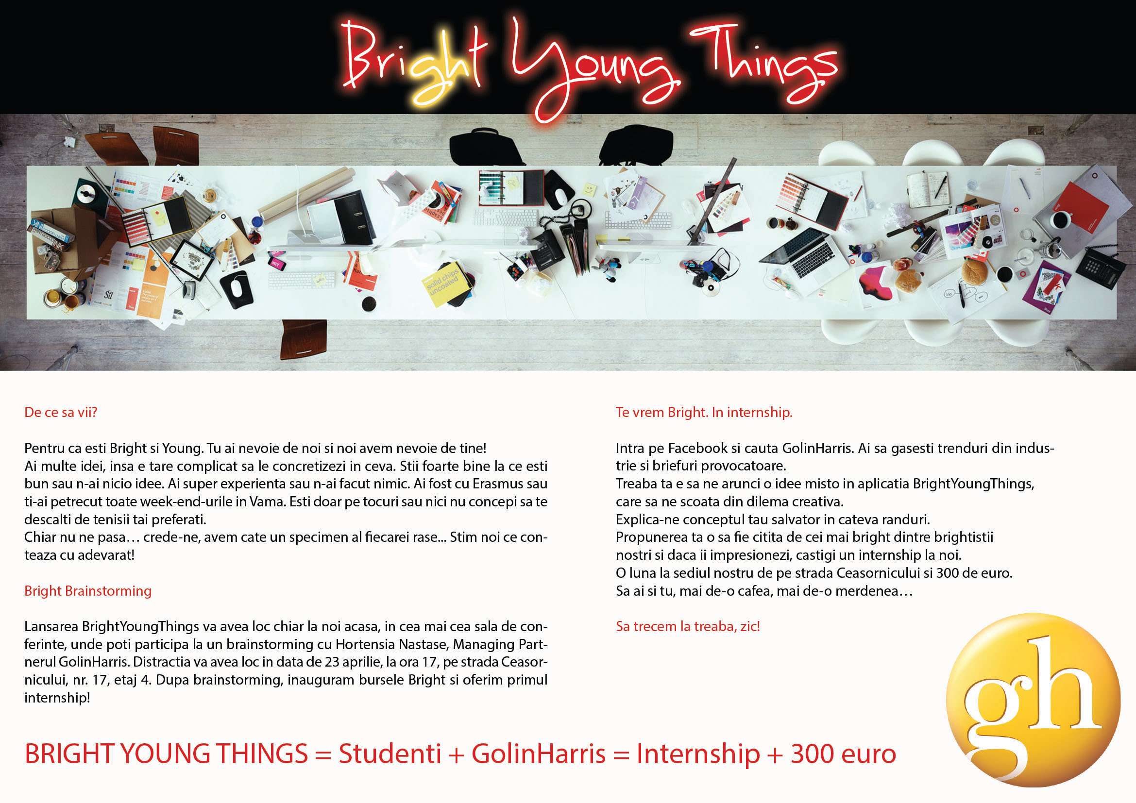 GolinHarris invitatie Bright Young Things