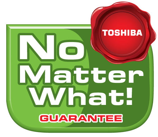 Toshiba No Matter What garantie