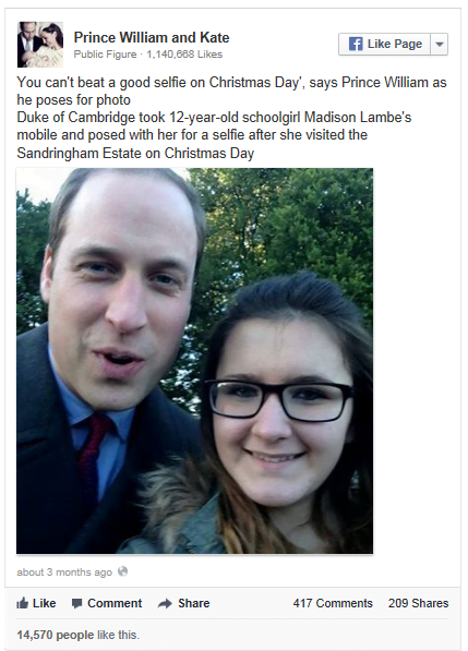 selfie royal