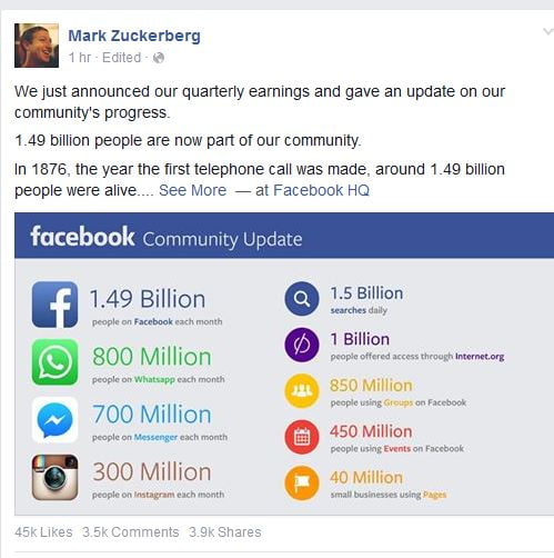 facebook zuckerberg