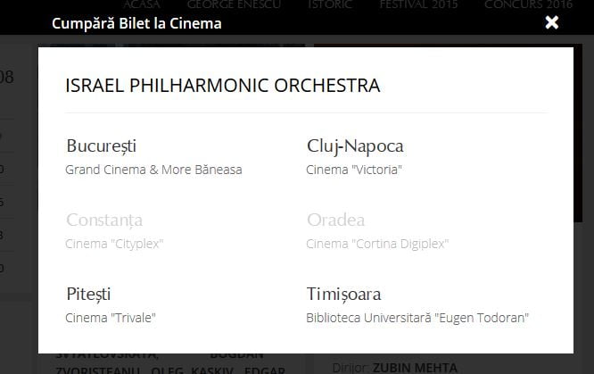 festival enescu cinema