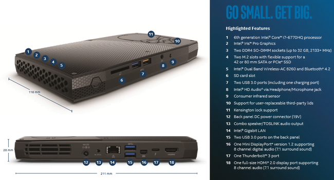 Intel NUC6i7KYK