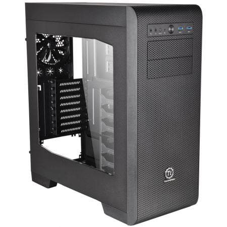Carcasa Thermaltake Core V41, SPCC Steel ATX Mid Tower, Fara sursa, Negru vanduta de emag