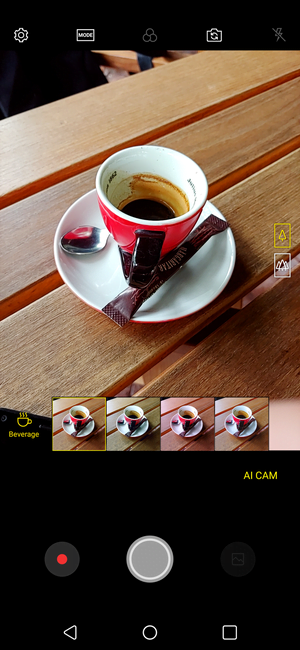 AI foto smartphone