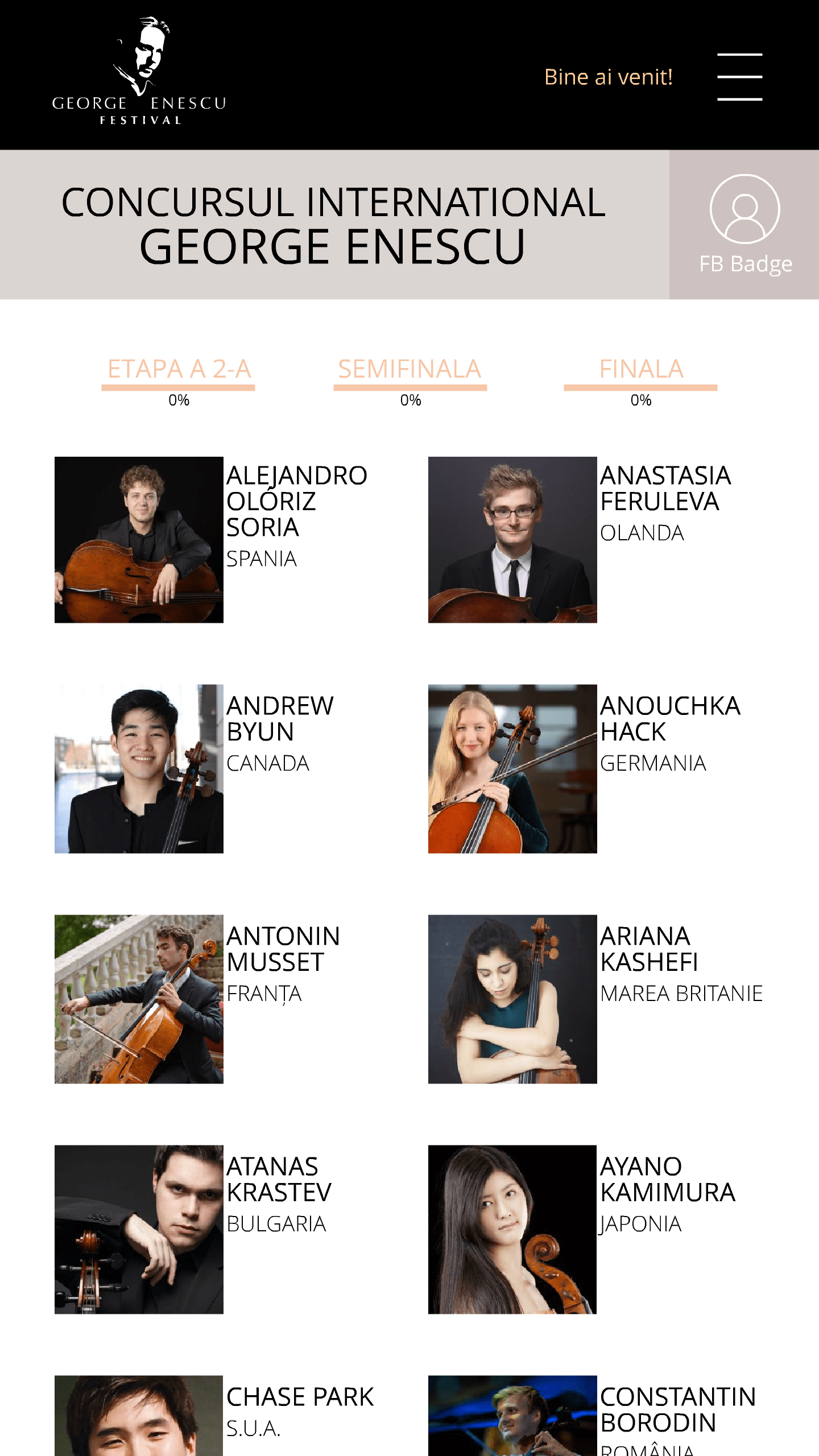 concurs George Enescu 2018