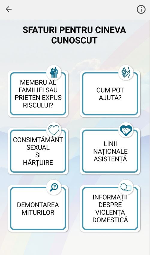 aplicație relații abuzive